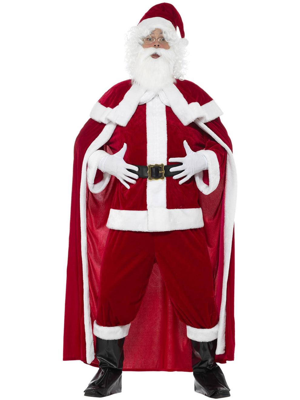 Pancia Finta Babbo Natale Smiffys - Costume Accessorio Per Natale, Taglia Unica, Rosso - Foto 2