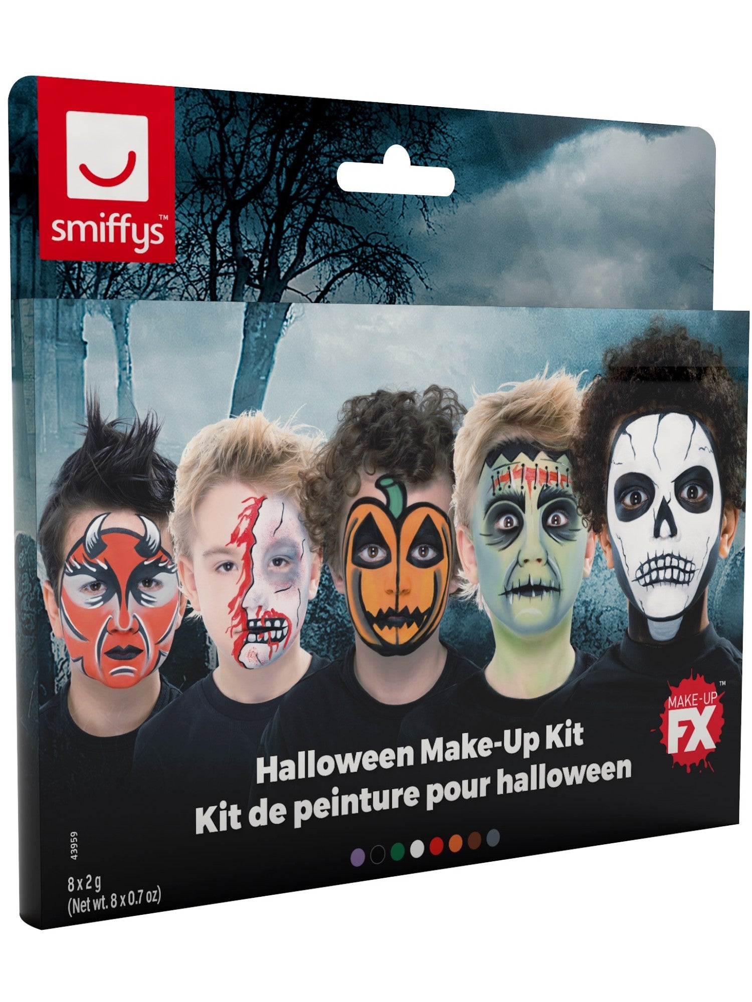 Smiffys Make Up FX, Aqua, Halloween Kit