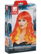 Ombre Devil Flame Wig