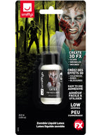 Zombie Liquid Latex, Low Ammonia, 29.57ml/1 US fl.oz