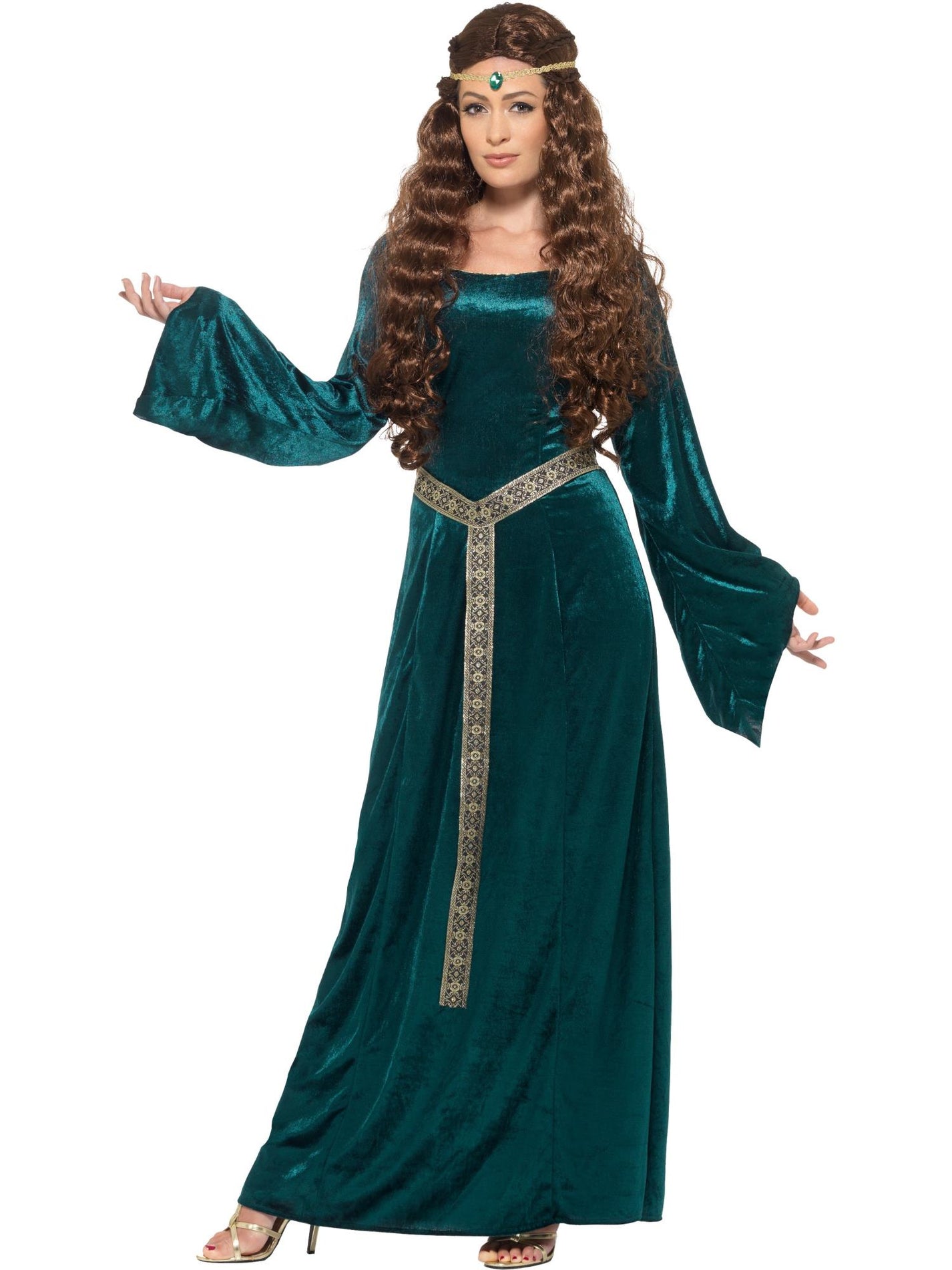 Medieval Maid Costume, Red