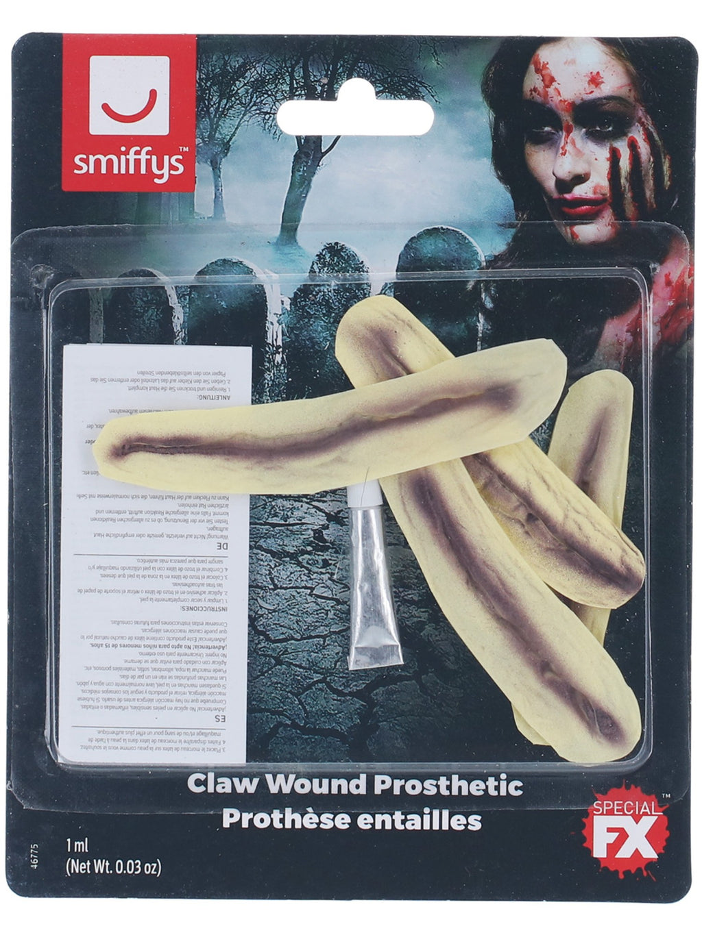 Latex Claw Wound Prosthetic