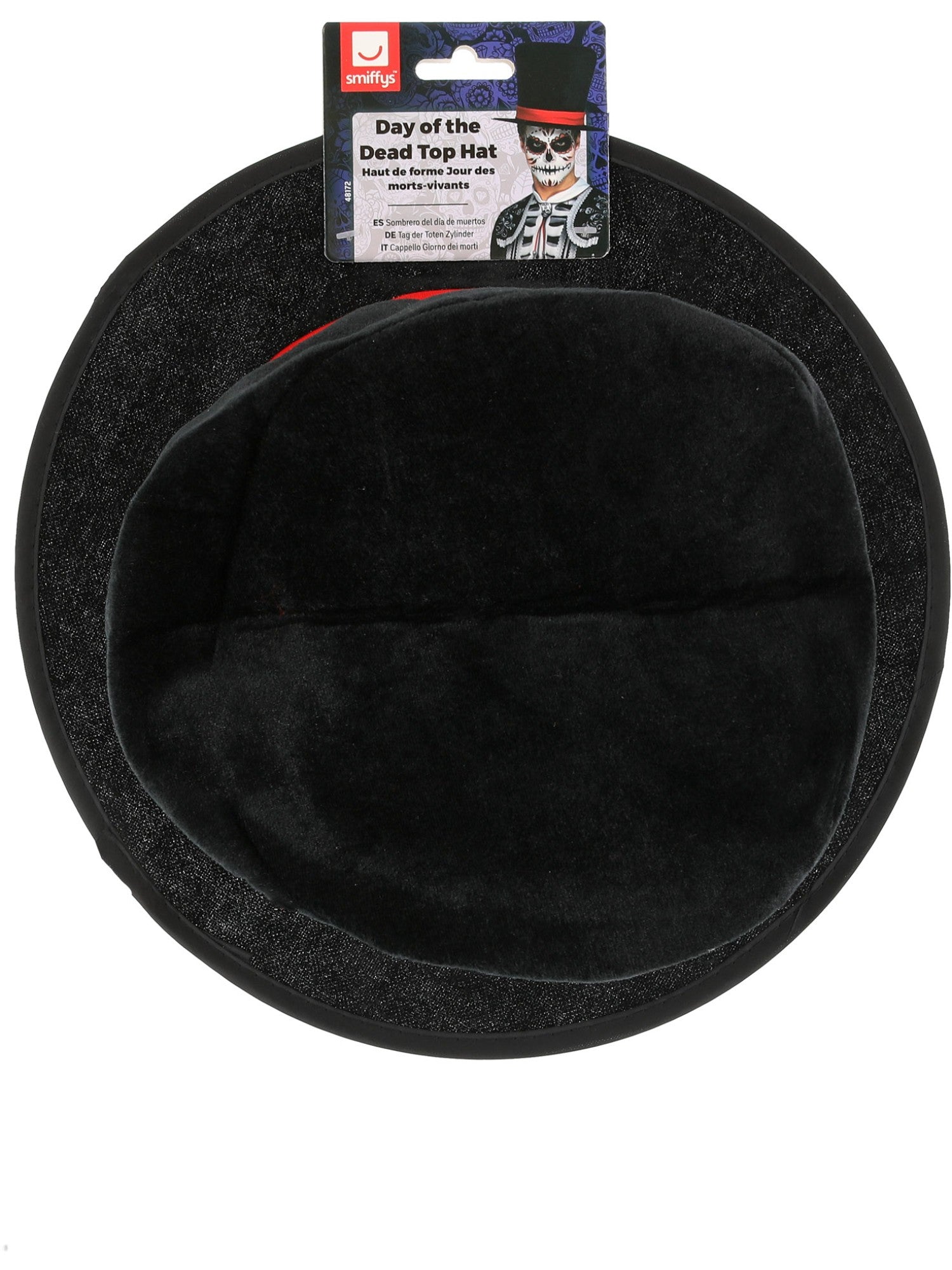 Day of the Dead Top Hat, Black