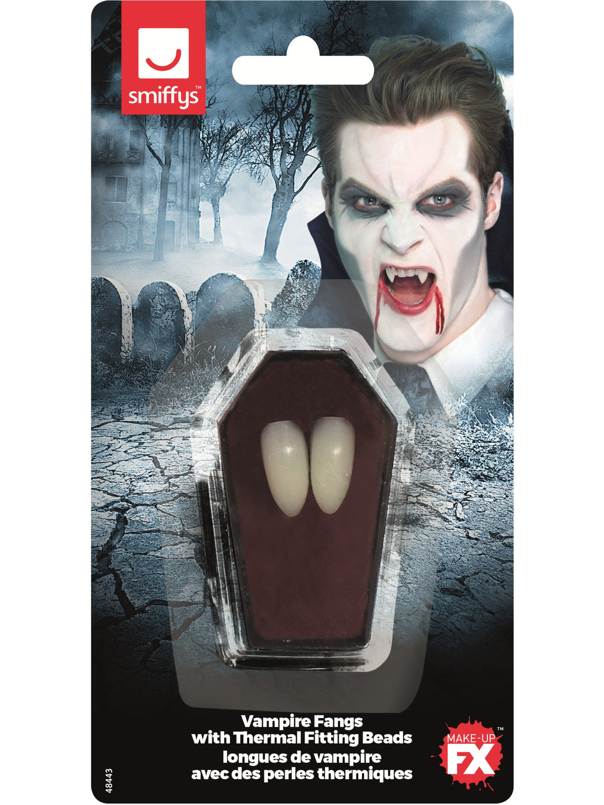 Vampire Fangs, with Thermal Fitting Beads