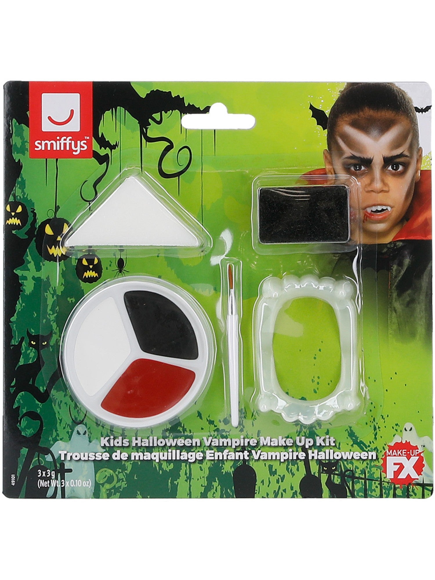 Kids Halloween Vampire Make Up Kit, Aqua