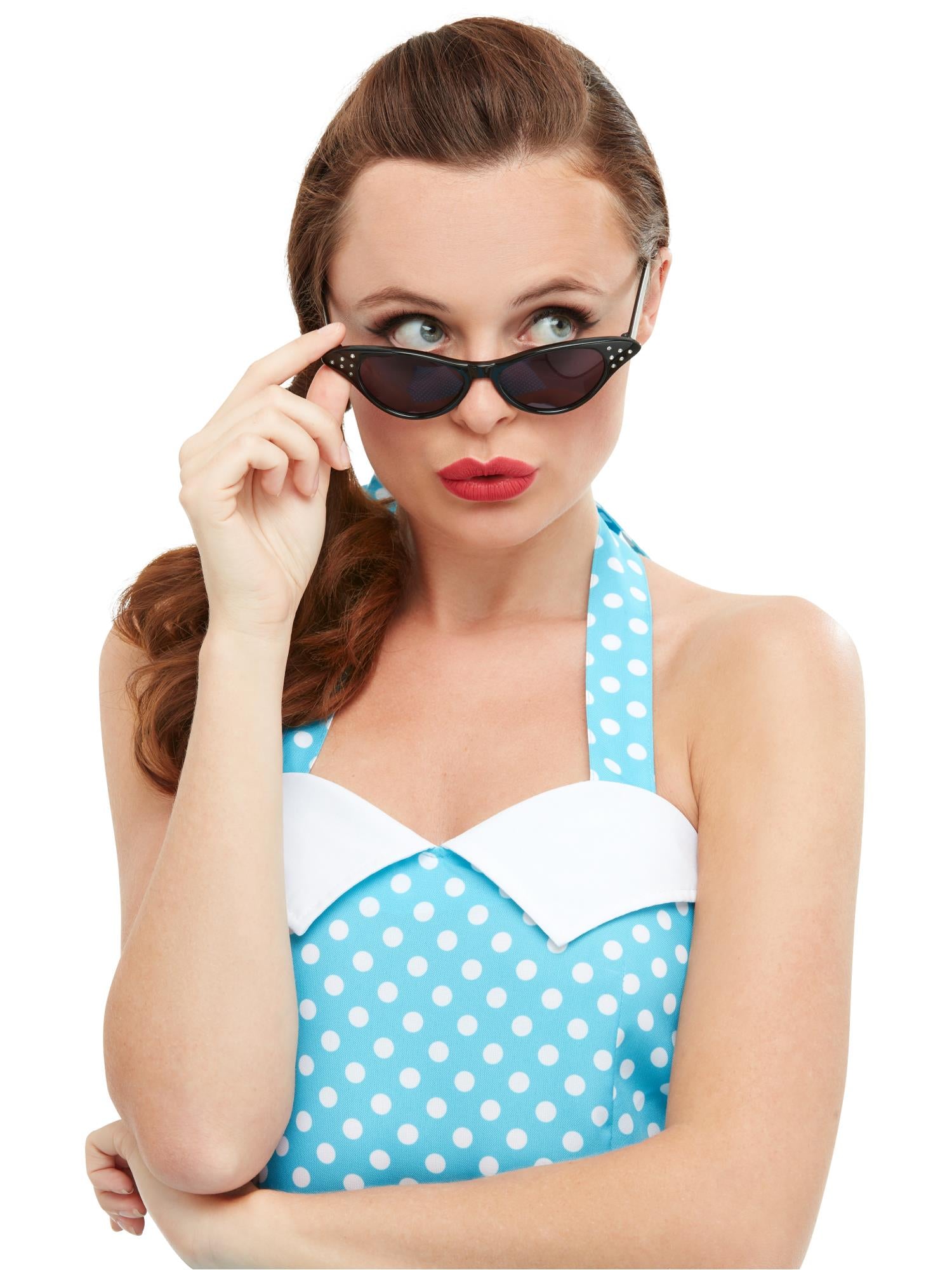 Black Flyaway Style Rock & Roll Sunglasses