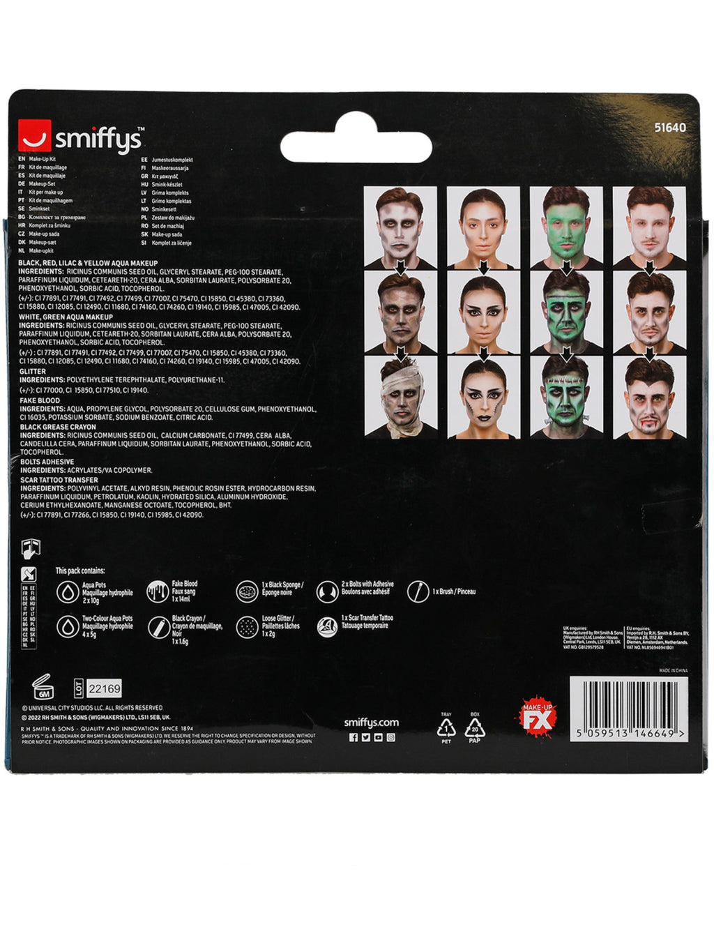 Universal Monsters Make-Up Bumper Kit