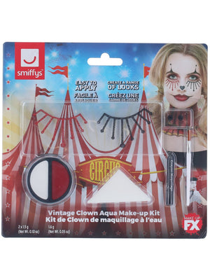 Smiffys Make-Up FX, Vintage Clown Aqua Kit