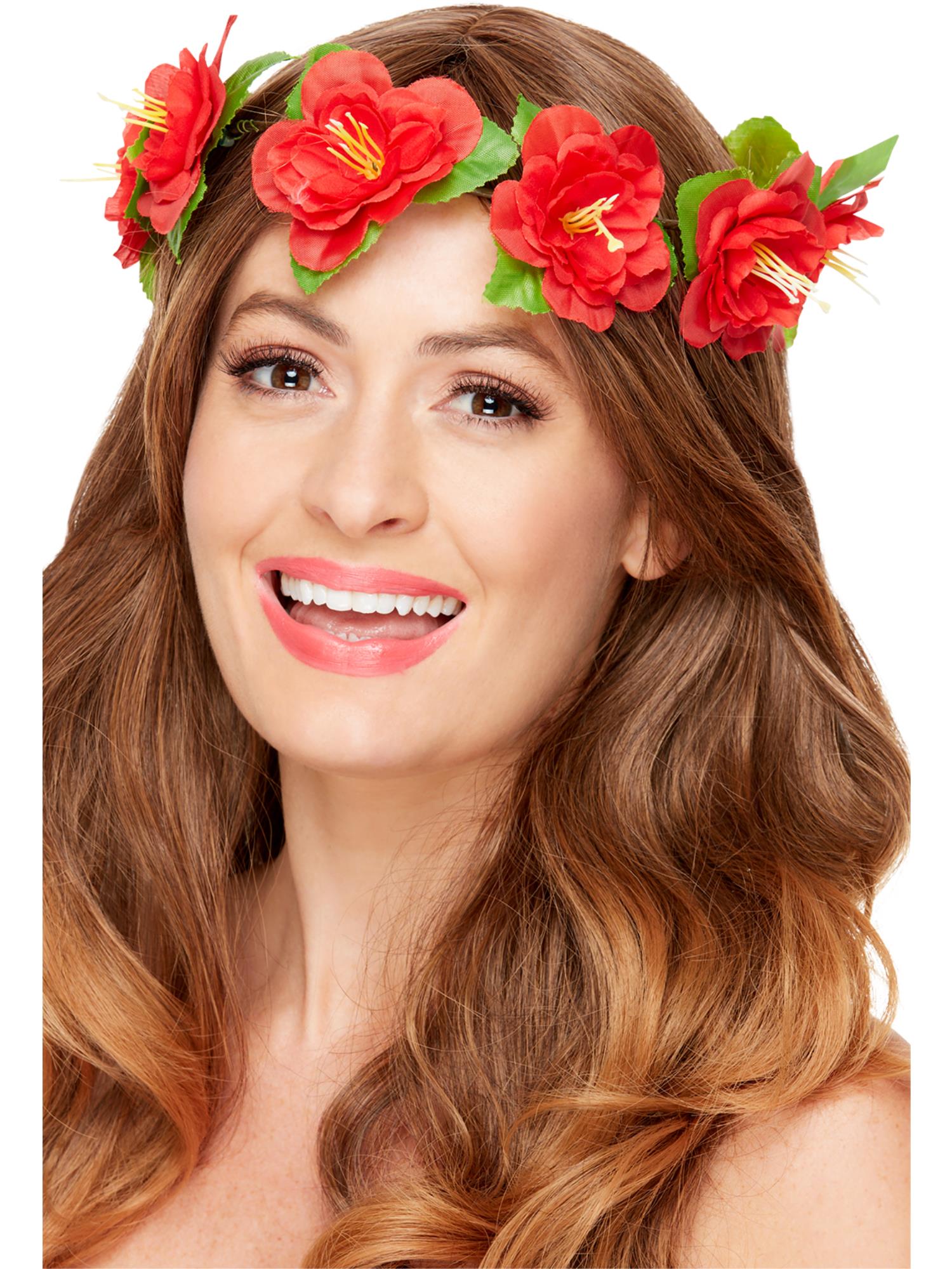 Hawaiian Flower Crown, Red