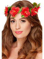 Hawaiian Flower Crown, Red
