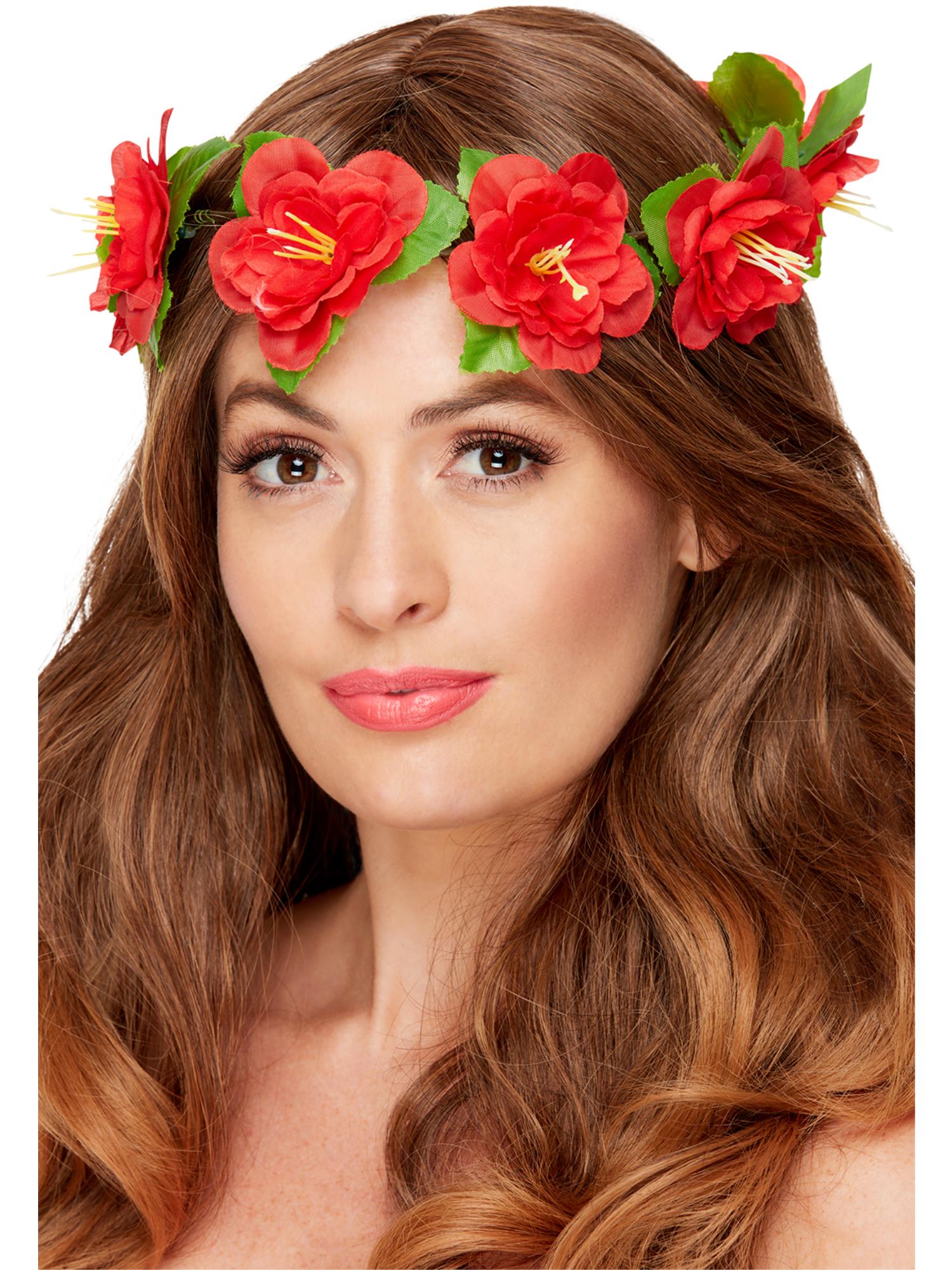 Hawaiian Flower Crown, Red