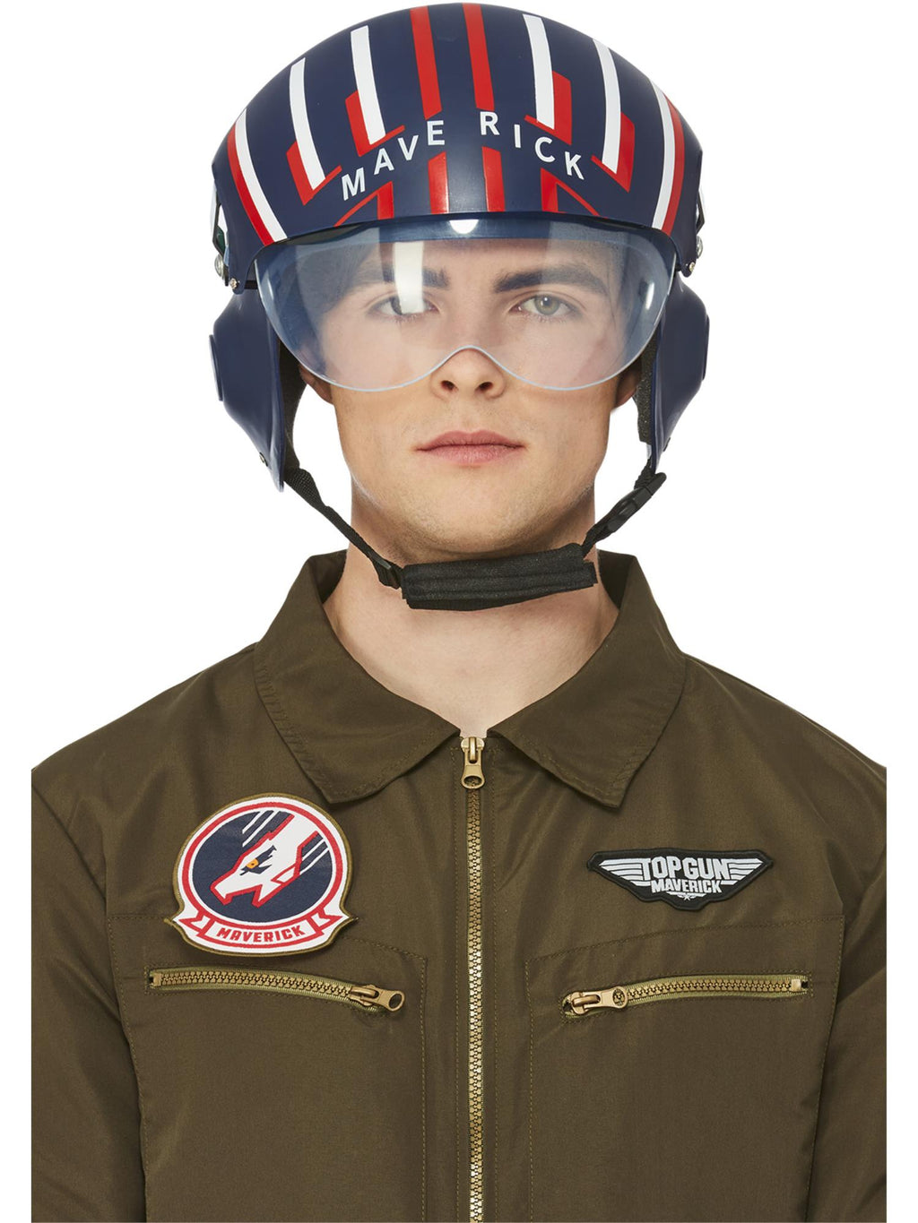 Top Gun Maverick Helmet, Blue and Red
