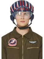 Top Gun Maverick Helmet, Blue and Red