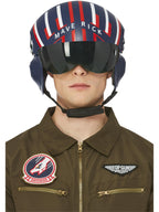 Top Gun Maverick Helmet, Blue and Red