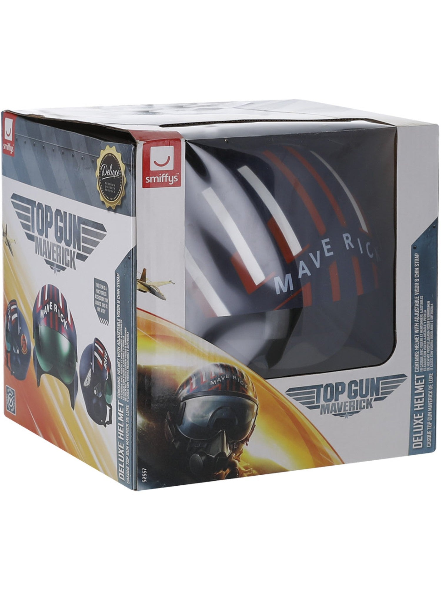 Top Gun Maverick Helmet, Blue and Red