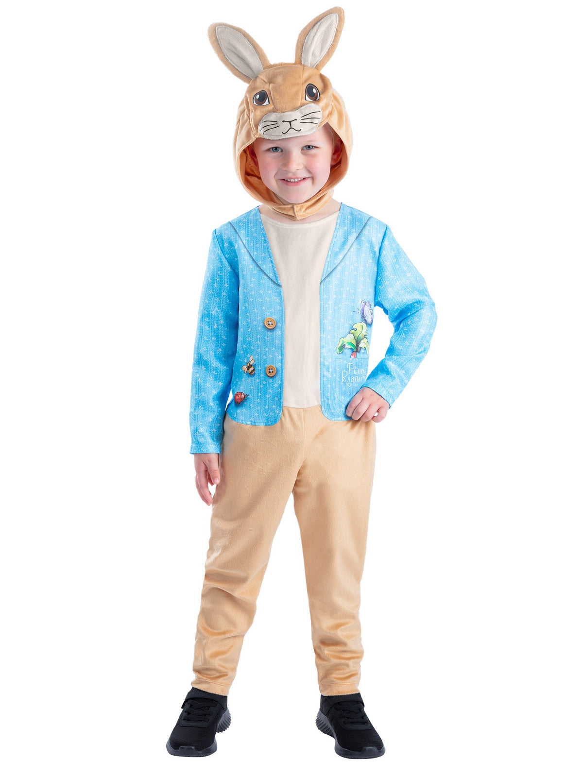 Kids Peter Rabbit Classic Costume with Hood â€“ Boys Storybook Fancy D ...