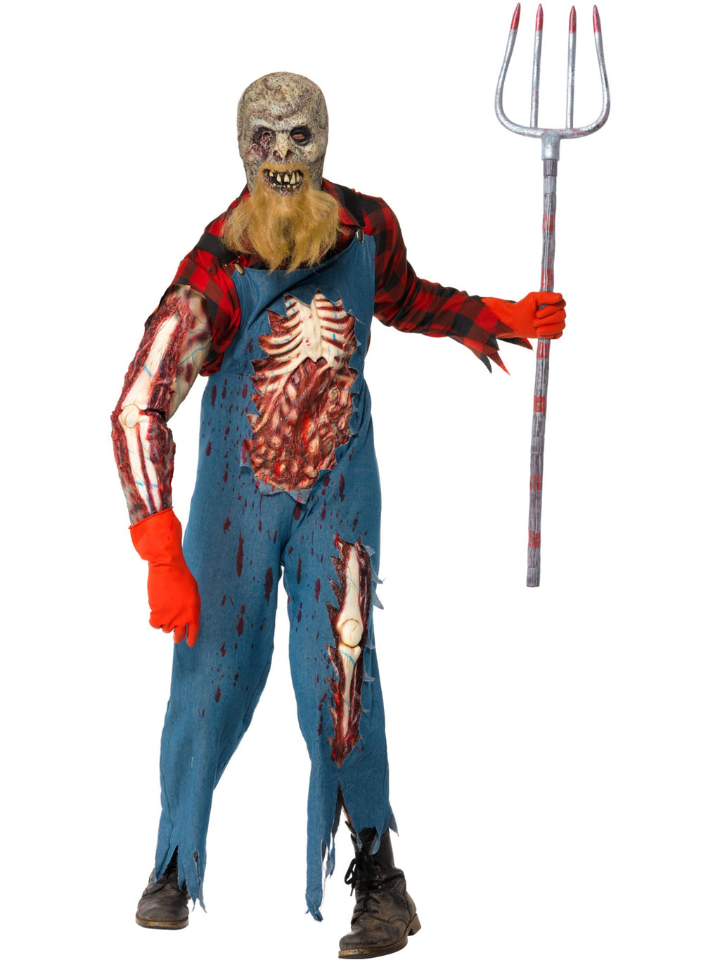 Extendable Bloody Pitchfork