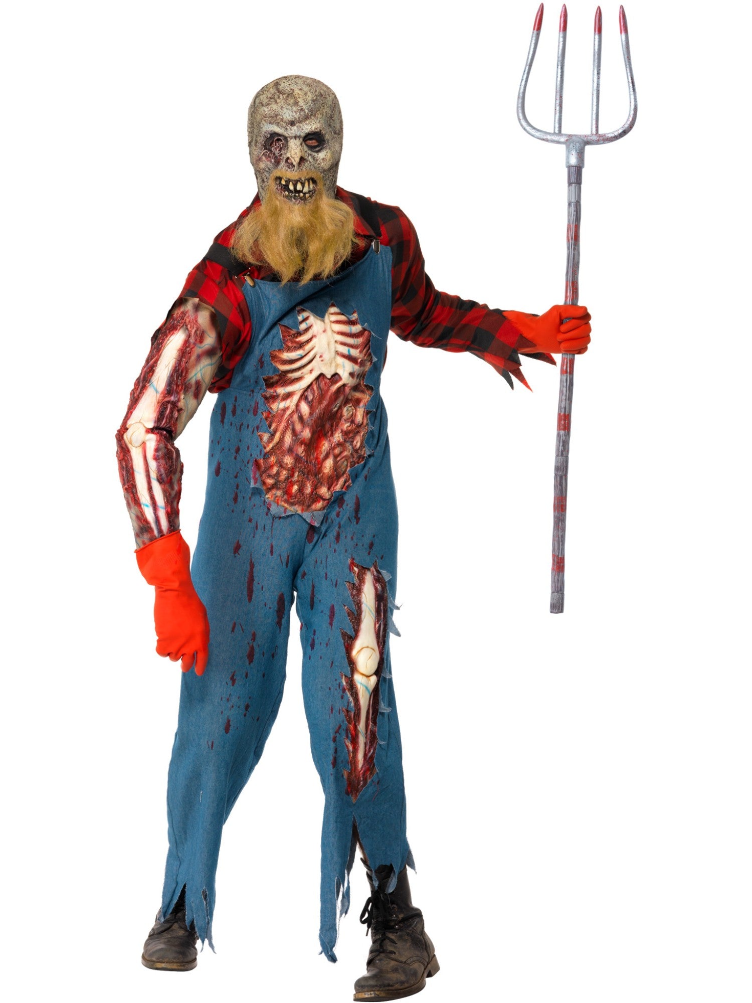 Extendable Bloody Pitchfork