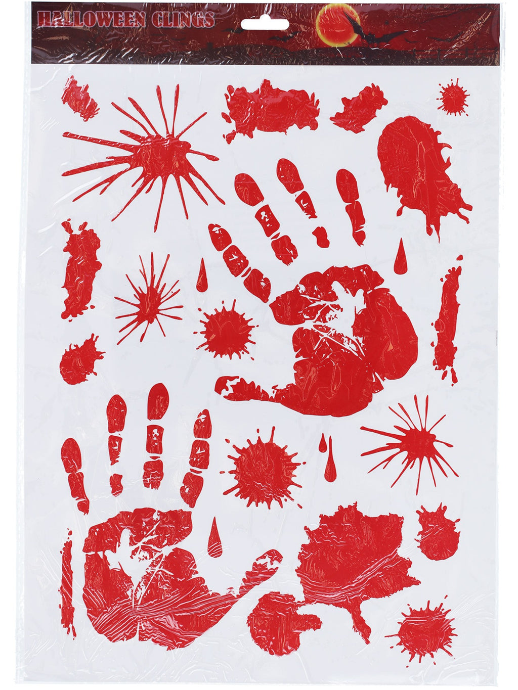 Bloody Floor & Window Sticker, 1 Sheet