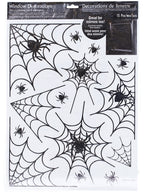 Spider Window Stickers, 1 Sheet