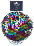 Fever Deluxe Sequin Studded Captains Hat, Rainbow