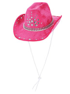 Hot Pink Rhinestone Cowboy Hat