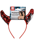 Reversible Sequin Devil Horns