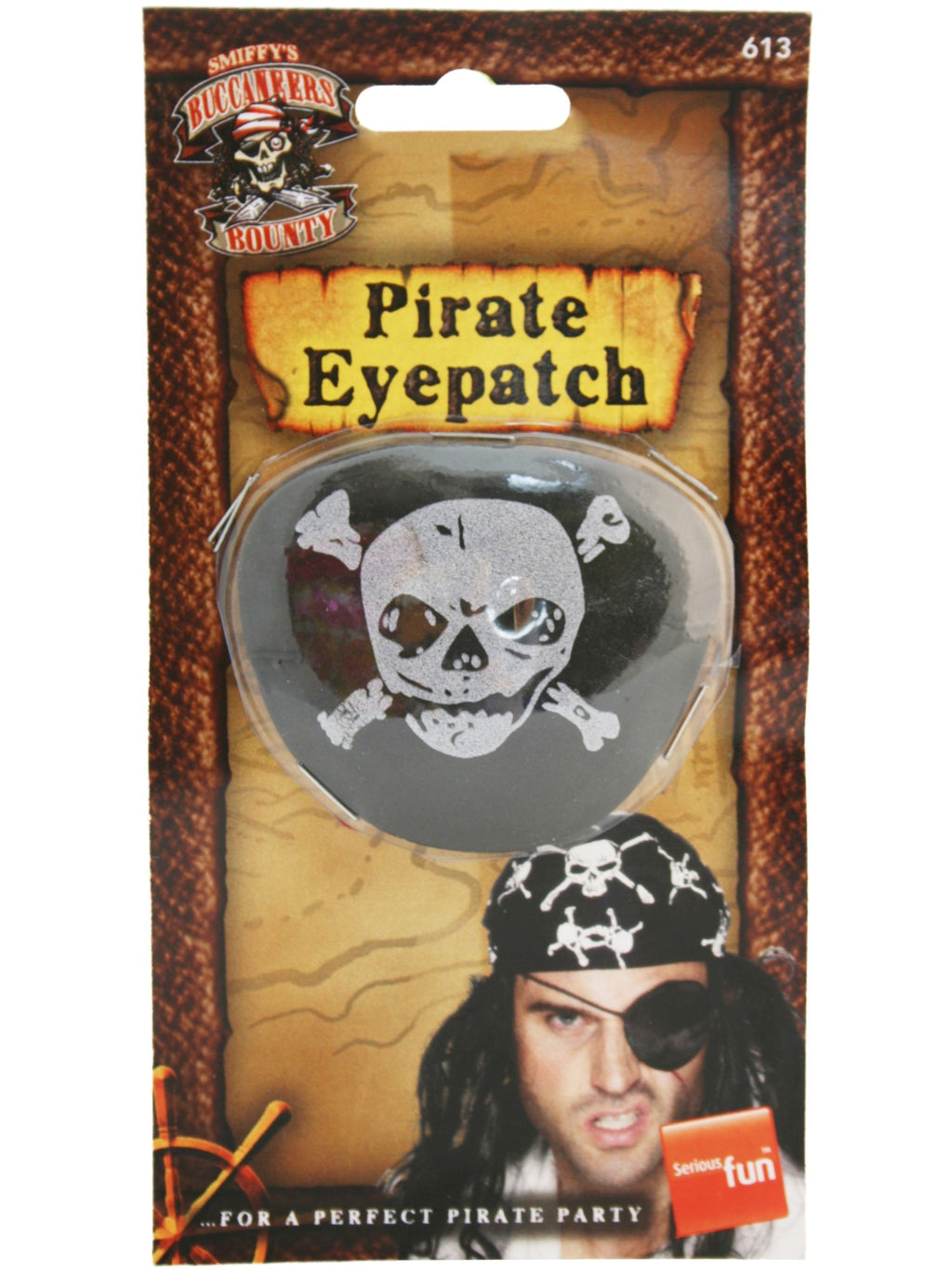 Deluxe Pirate Eyepatch, Black