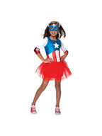 Kids Metallic Captain America Costume From Marvel