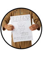 Kids WW1 Solider Costume