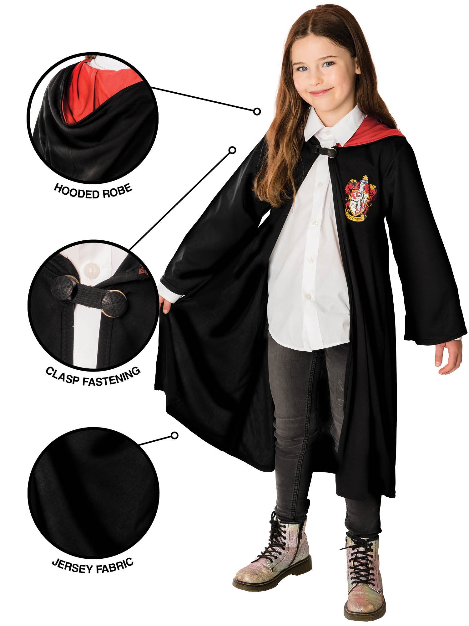 Harry Potter Kids Gryffindor Robe Costume