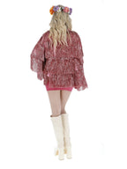 Fever Tinsel Festival Jacket, Pink