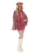 Fever Tinsel Festival Jacket, Pink