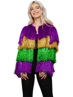 Fever Tinsel Mardi Gras Jacket