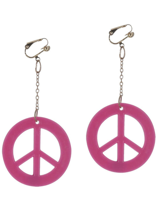 Neon Pink CND Earrings