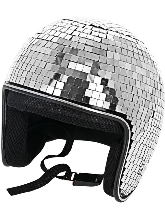 Deluxe Disco Ball Helmet, Silver
