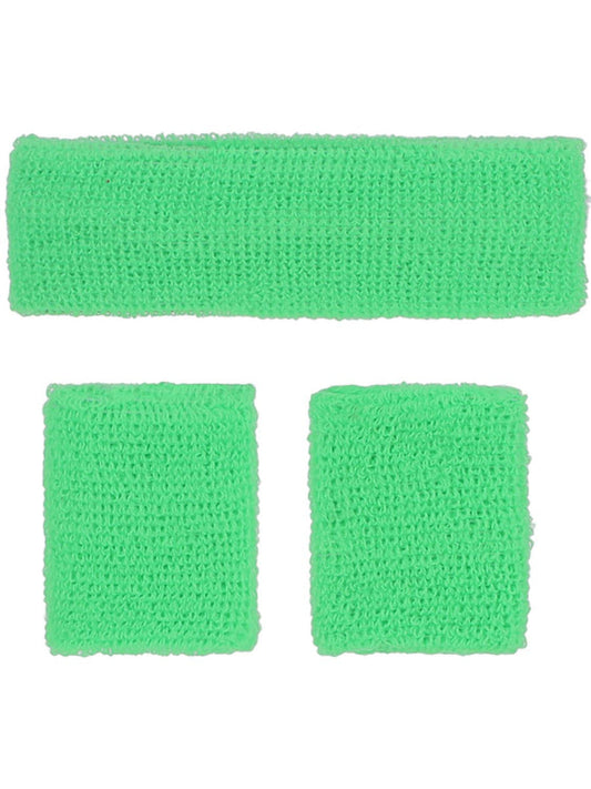 80s Neon Sweatbands, Green