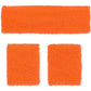 80s Neon Sweatbands, Orange