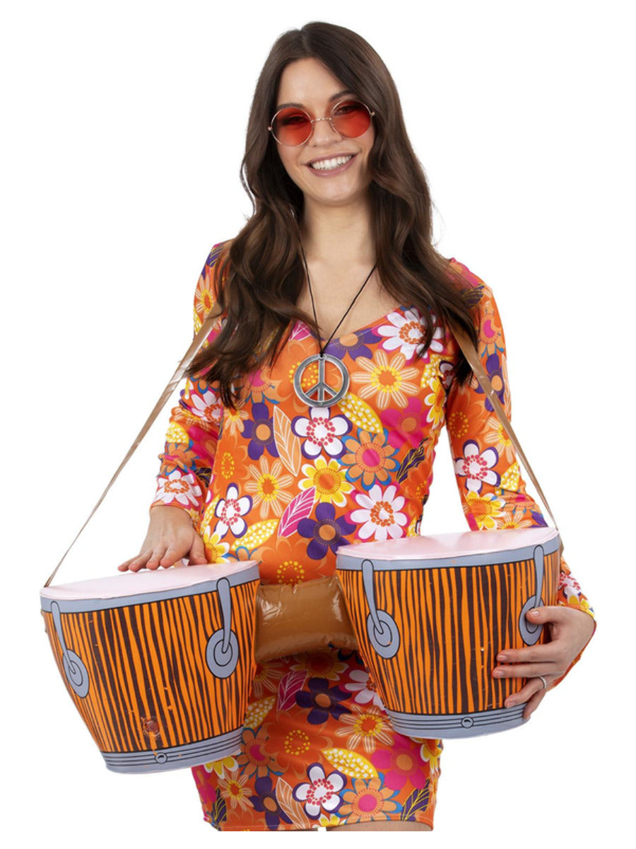 Inflatable Hippie Bongo Drums