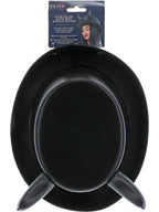 Fever Deluxe Black Devil Metallic Top Hat