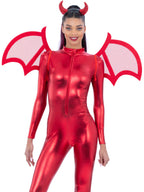 Red Mesh Devil Wings