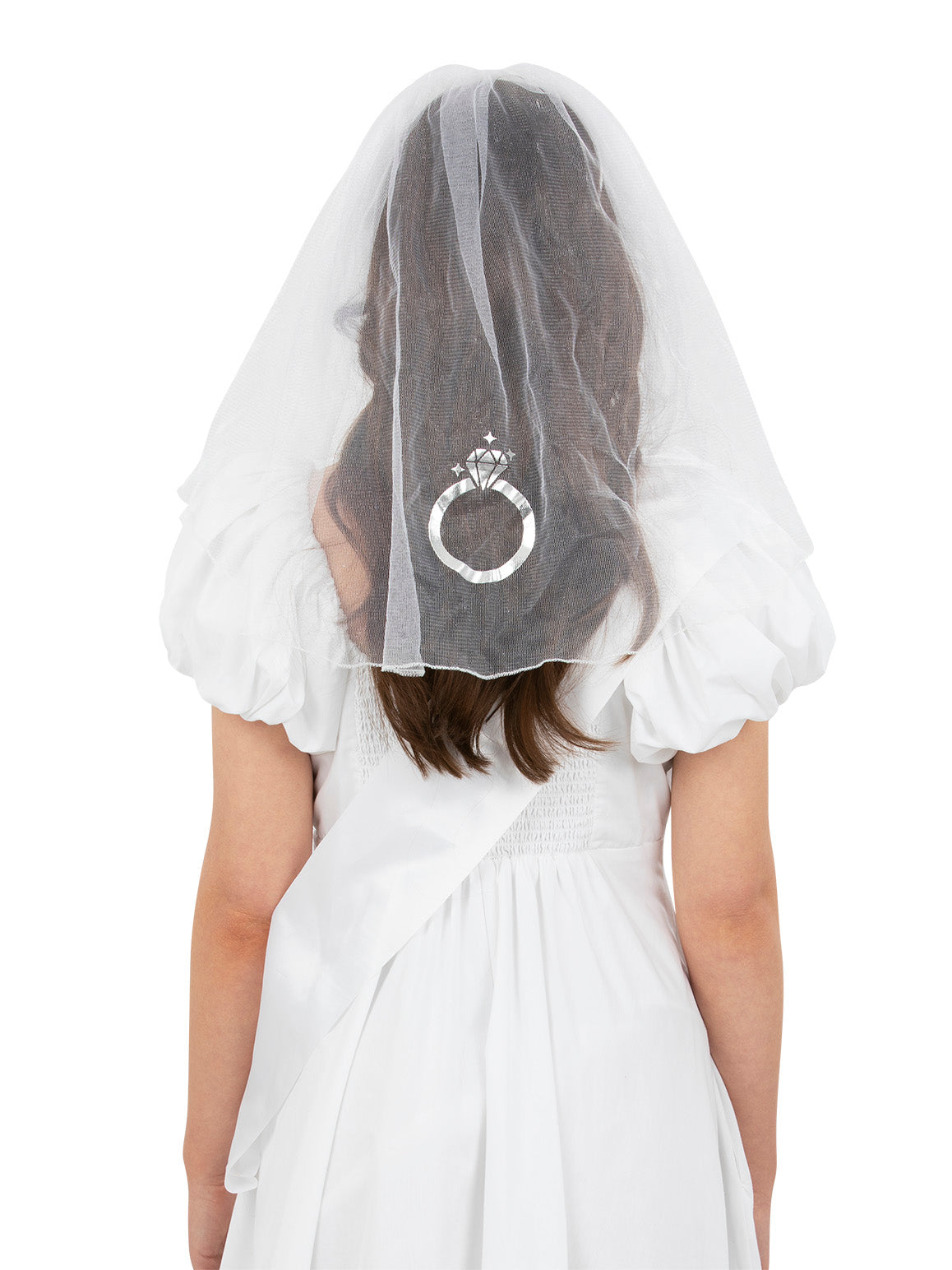Universal Bride Veil & Sash Kit