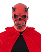 Red Devil Skull Latex Mask