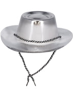 Silver Metallic Cowboy Hat