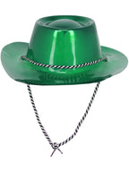 Green Metallic Cowboy Hat