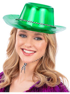 Green Metallic Cowboy Hat