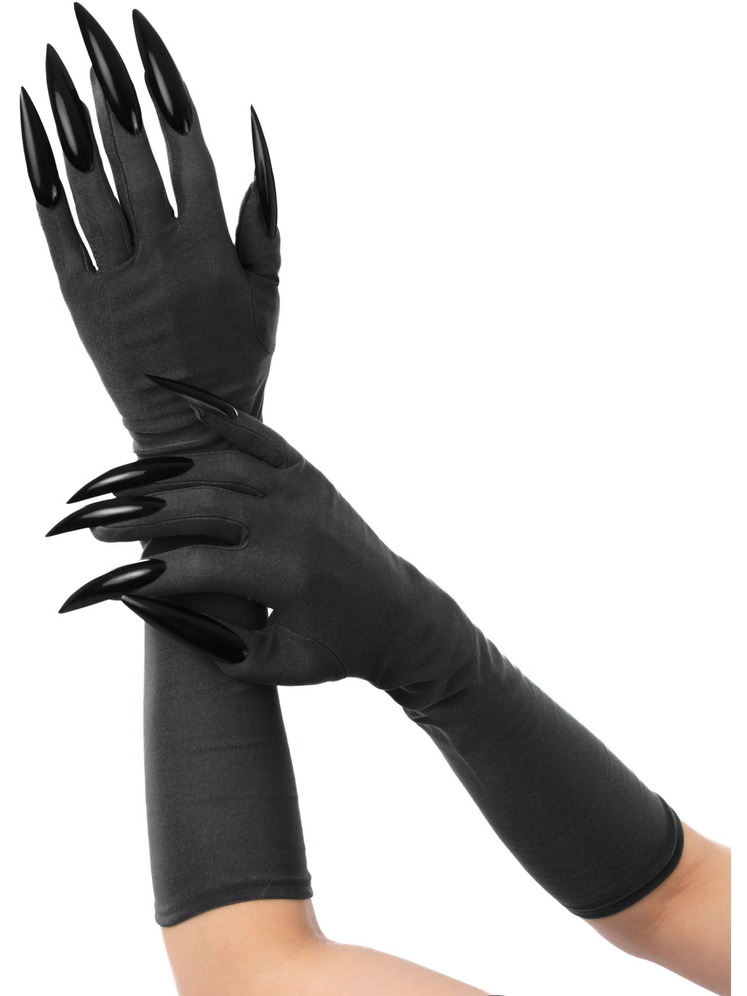 Black Cat Gloves with Black Claws