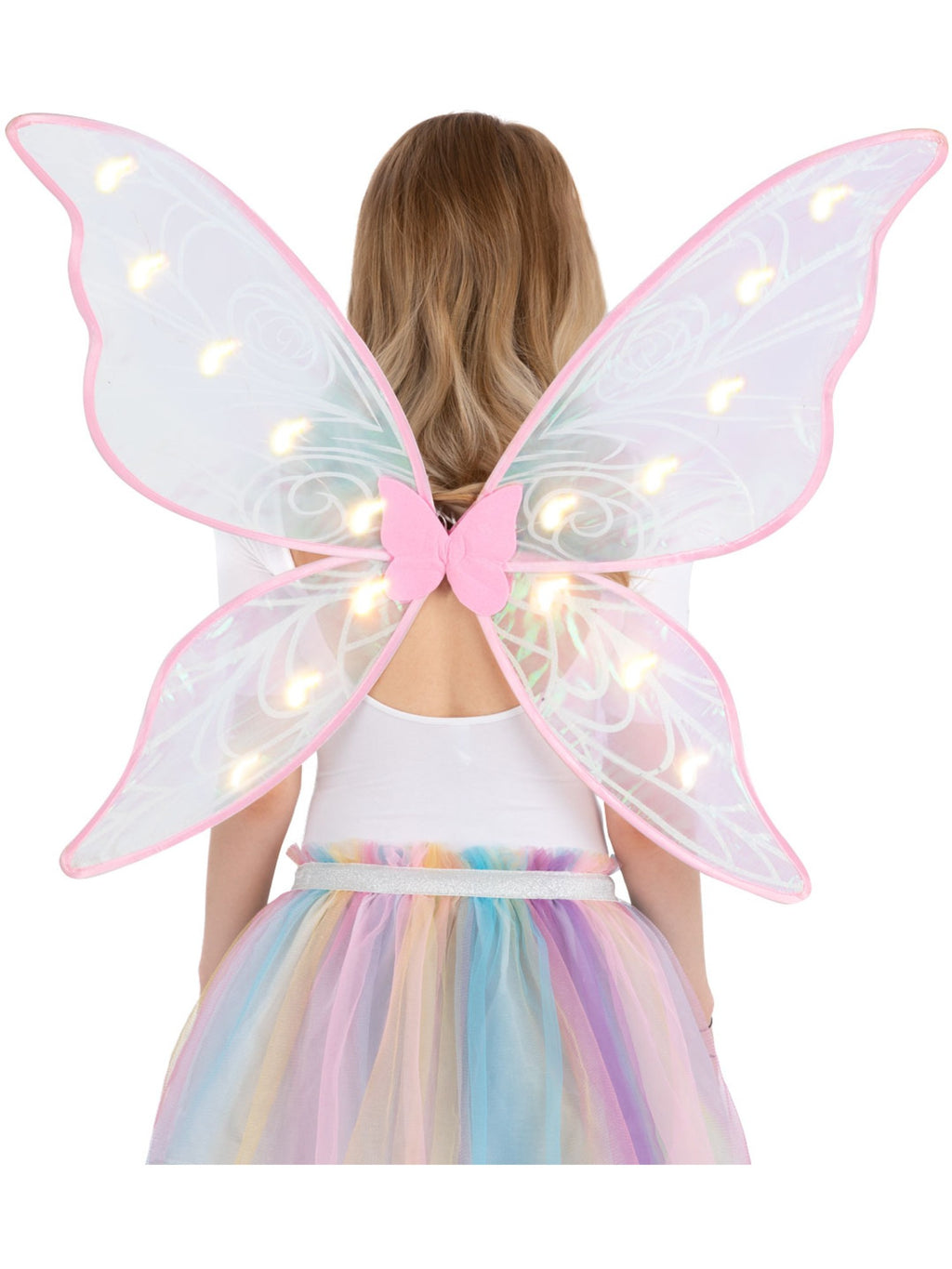 LED Iridescent Light Up Fairy Wings