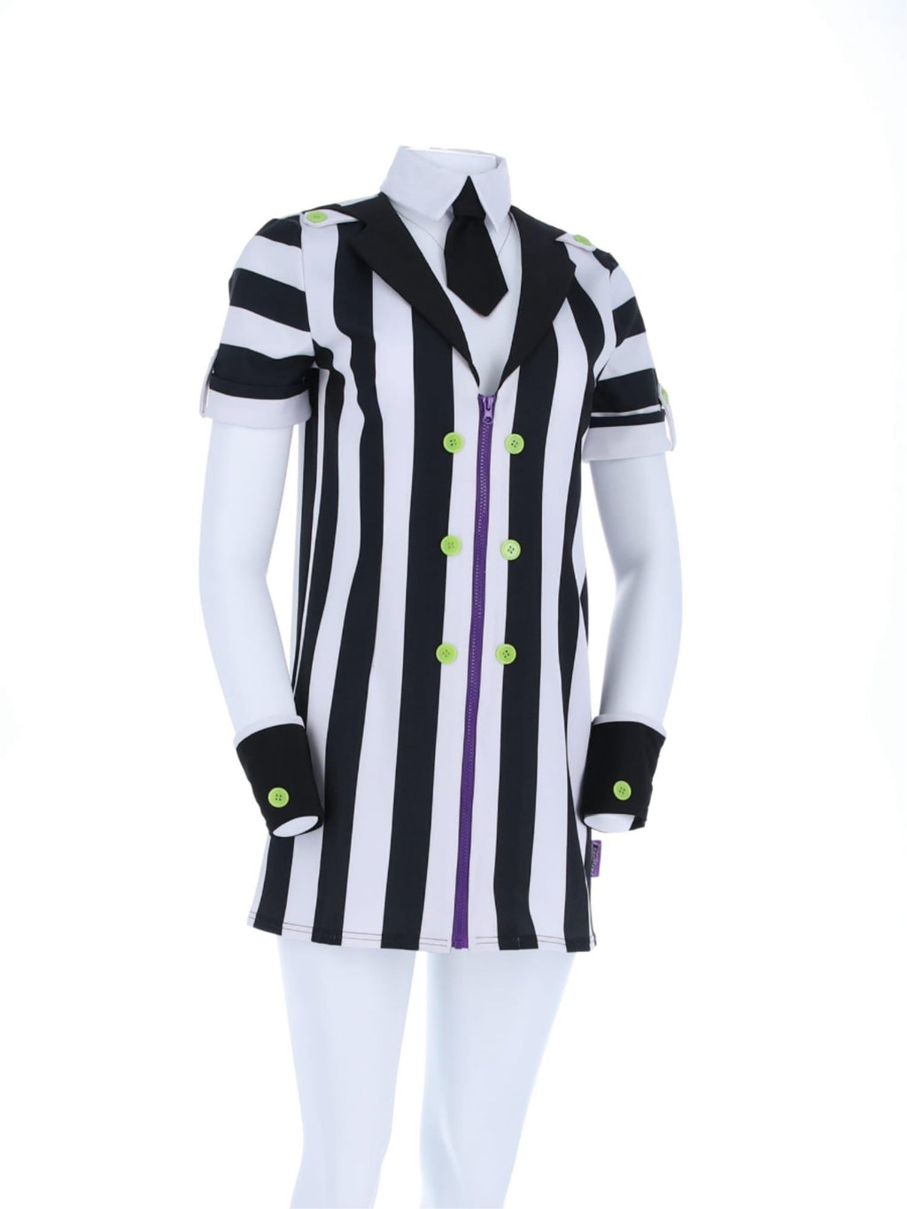 Beetlejuice Womens Shirt Dress Costume