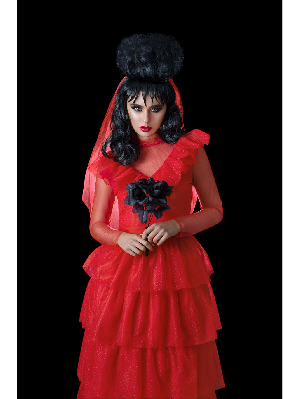 Beetlejuice, Lydia Bride Long Dress Costume – Smiffys Beetlejuice, Lydia Bride Long Dress Costume – Smiffys